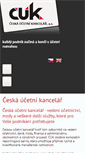 Mobile Screenshot of ceskaucetnikancelar.cz