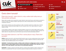 Tablet Screenshot of ceskaucetnikancelar.cz